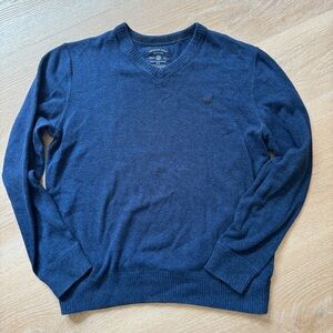 American Eagle Blue Cotton Sweater